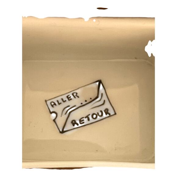 Limoges Signed Vintage Travel Trunk Luggage Trinket Box - Rare - Picture 2 of 9